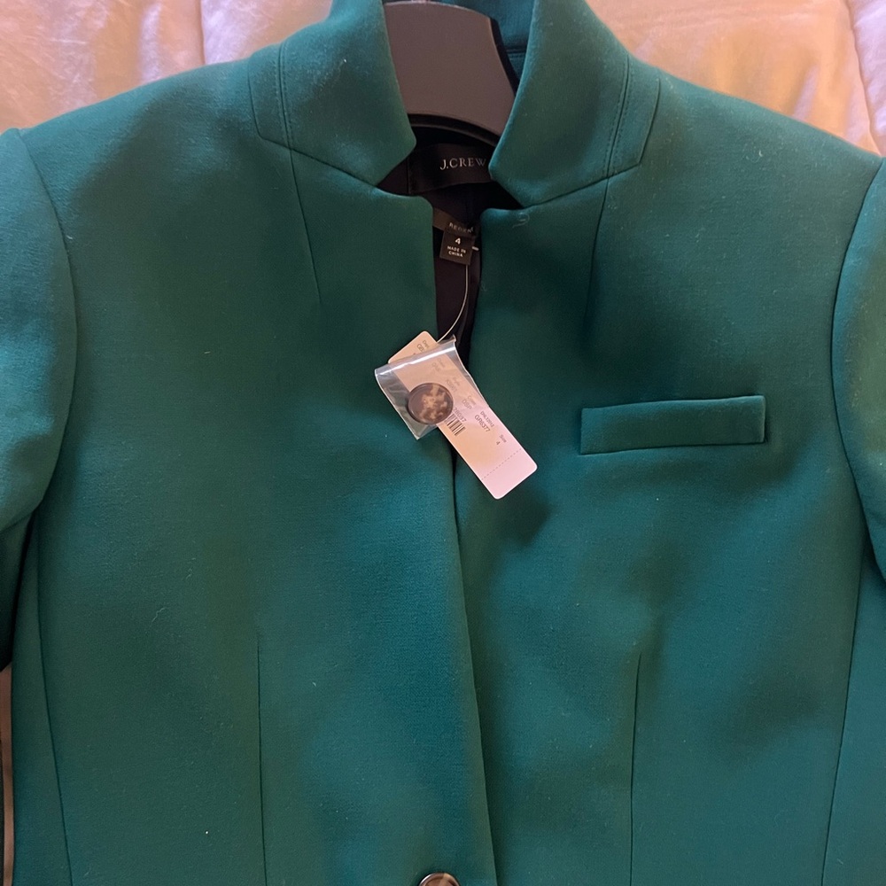 NWT JCrew Regent Blazer size 4 spruce - Picture 10 of 11